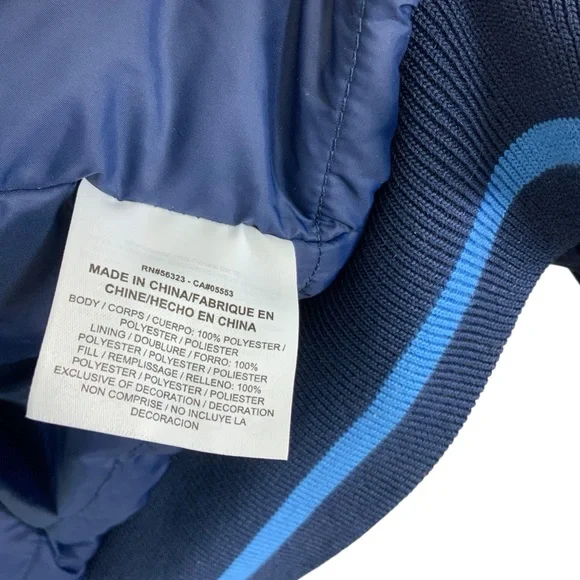 JORDAN Air Jordan Wings MA-1 Bomber Jacket Jumpman Insulated Navy Blue - Picture 9 of 16